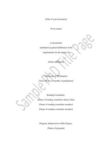 Sample edd thesis