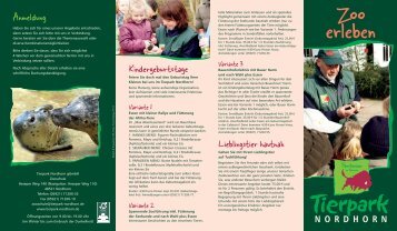 Zoo erleben - Tierpark Nordhorn