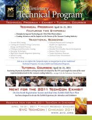 Technical Program - The Society of Vacuum Coaters