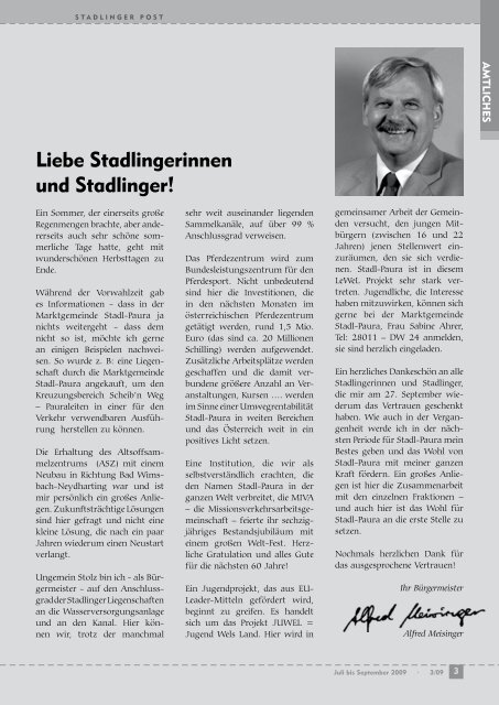 Gemeinde Altentag - Stadl-Paura