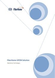 FiberHome GPON Solution - WDC Networks