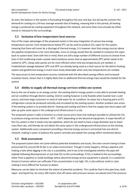 Danish Development Center for District Energy CO2 based district ...