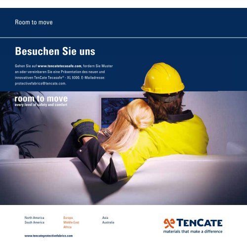 PROTECTIVE FABRICS TenCate Tecasafe® - XL ... - TenCate Enbi