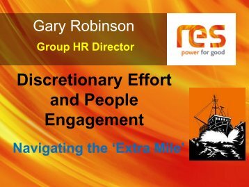 Discretionary Effort & Staff Engagement - CIPD