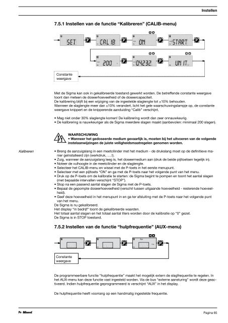 Bedieningsvoorschrift - ProMinent