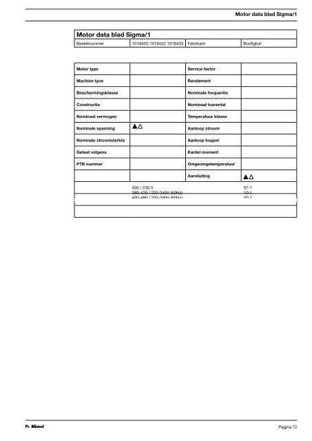 Bedieningsvoorschrift - ProMinent