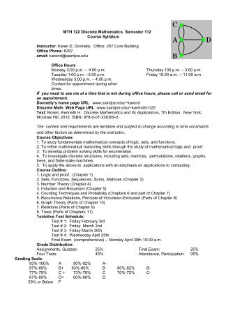 M20 Discrete Math Syllabus 981