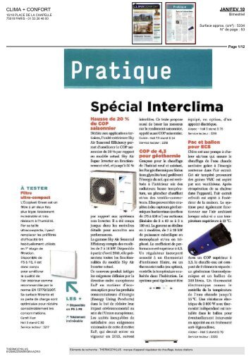 Pratique - Thermozyklus