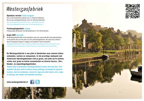 Plattegrond Cultuurpark Westergasfabriek (pdf)