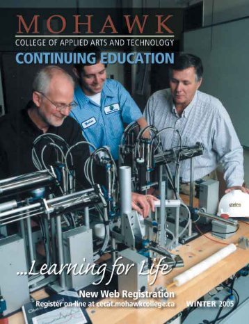 Mohawk College Winter 2005 Continuing Education Catalogue