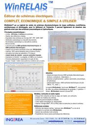 WinRelaisâ¢ est un logiciel de saisie de schÃ©mas Ã©lectrotechniques ...