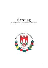 Satzung - Bezirksverband der Gartenfreunde Pankow