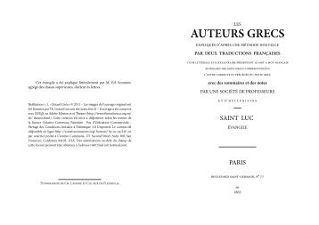 Évangile selon saint Luc - v1.pdf - latin, grec, juxta - Free