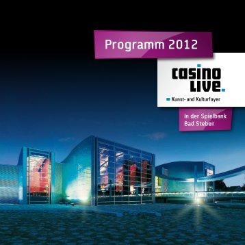 Programm 2012 - Spielbanken Bayern