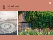 Annual Report, 2006 - The Cultural Landscape Foundation