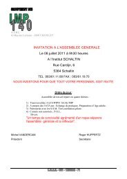 INVITATION A L'ASSEMBLEE GENERALE Le 08 juillet 2011 Ã  9h30 ...