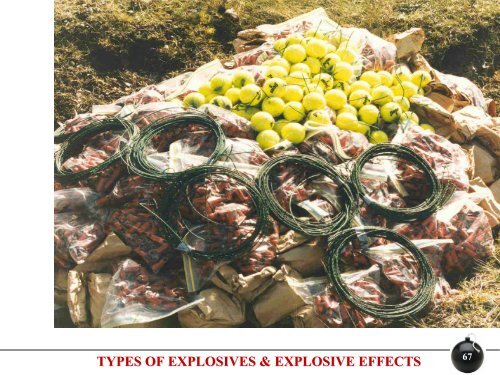 TYPES OF EXPLOSIVES & EXPLOSIVE EFFECTS