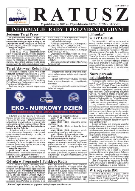 Ratusz Nr 924 W Wersji Pdf Gdynia Moje Miasto