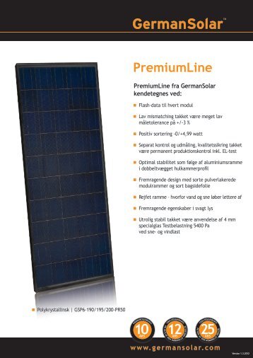 PremiumLine - German Solar