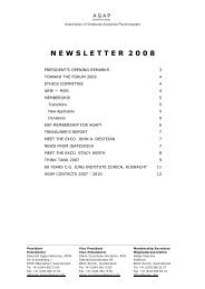 Download AGAP Newsletter 2008 in English as a PDF file.