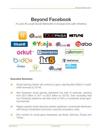 Beyond Facebook - SuperData Research