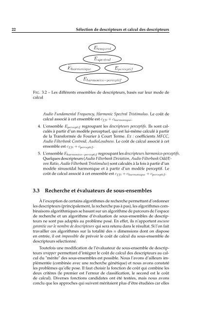 Conception des modÃ¨les d'observation audio temps rÃ©el Ã  l ... - atiam