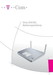 T-Sinus 1054 DSL - Telekom