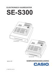 Casio SE S300 handleiding - Jan Kassa