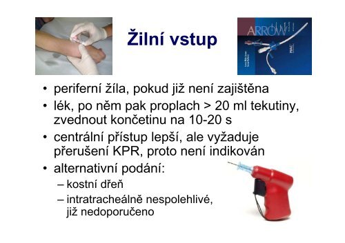 Neodkladná resuscitace Dr Horáček