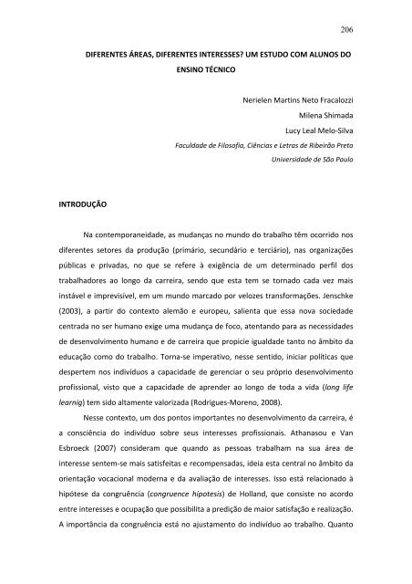 MÃ©todos Projetivos e AvaliaÃ§Ã£o PsicolÃ³gica - BVS Psicologia ...