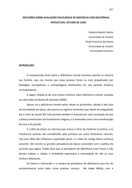 MÃ©todos Projetivos e AvaliaÃ§Ã£o PsicolÃ³gica - BVS Psicologia ...