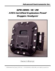 GPR-18 MS ATEX Explosion Proof PPB Oxygen Analyzer.