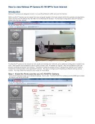 How to view Edimax IP Camera IC-7010PTn from Internet - Edimax.us