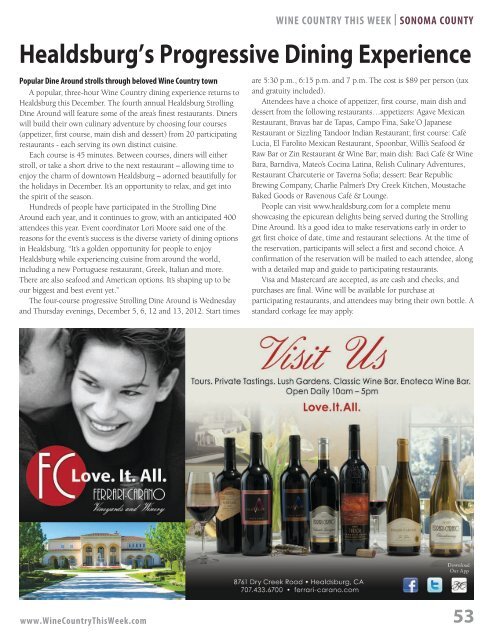 View As PDF - Wine Country This Week