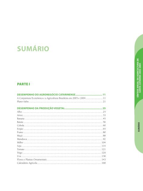 SÃ­ntese Anual da Agricultura de Santa Catarina - 2003-2004 - Cepa