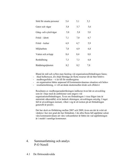 En utvärdering av Arvika kommuns organisation, 2010