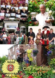 2013 portfolio - Norwich In Bloom