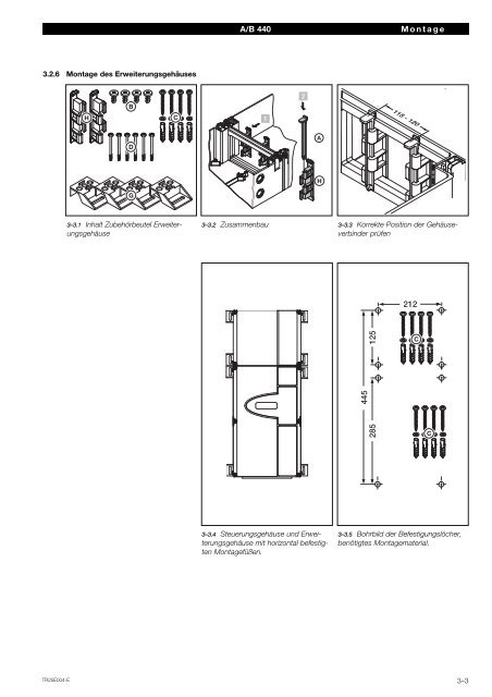 Steuerung Industrie-Sectionaltor A B440