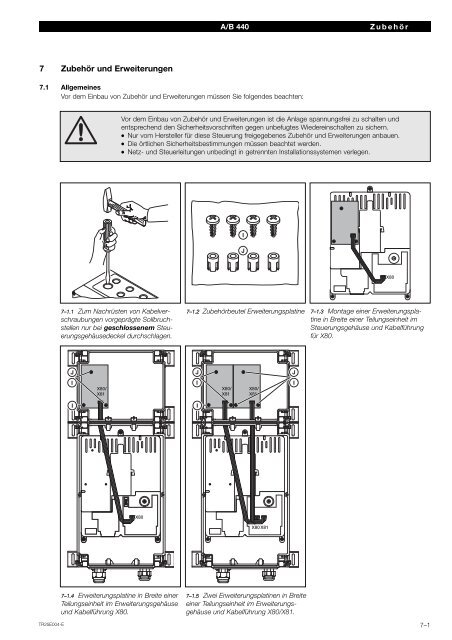 Steuerung Industrie-Sectionaltor A B440