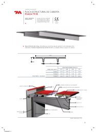 PLACA ESTRUCTURAL DE CUBIERTA PLACA TT-35 - Trumes