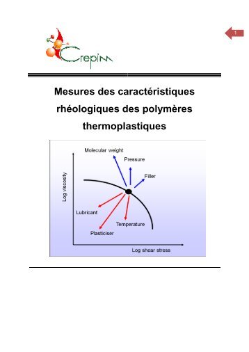 Mesures des caractÃ©ristiques rhÃ©ologiques des ... - CREPIM