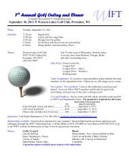 7th Annual Golf Outing and Dinner