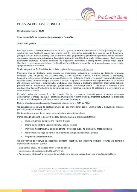 Procredit Bank