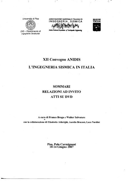 Modelli Lineari Equivalenti - ReLUIS