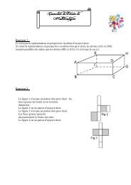 Correction du Devoir de Mathématiques Correction du Devoir de ...