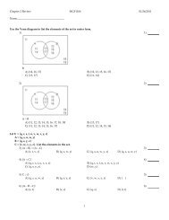 Chapter 2 Review MGF1106 01/26/2011 ...