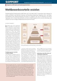 Wettbewerbsvorteile erzielen - The Project Group