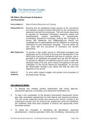HR Officer (Recruitment & Selection) Job Description Responsible for