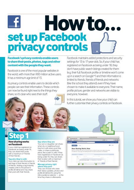 set up Facebook privacy controls - Vodafone