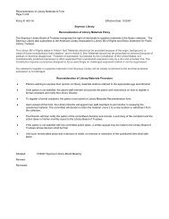 Reconsideration of Library Materials & Form Page 1 of 2 Policy ...